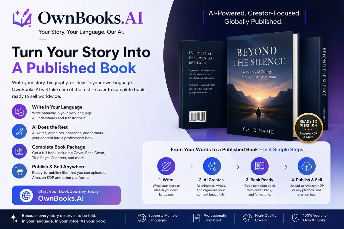 OwnBooks.AI — turn memories and thoughts into beautifully written books